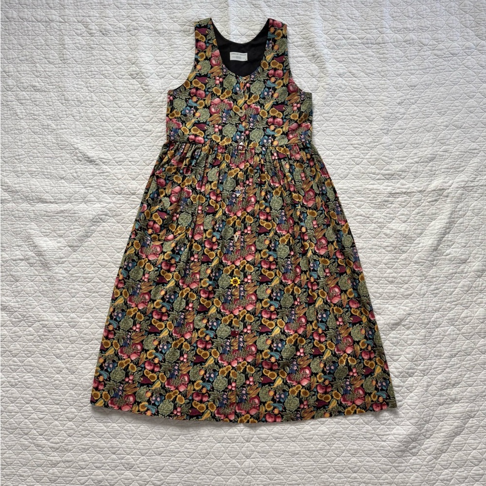 Womens Vintage Carolart Designs Garden Dress